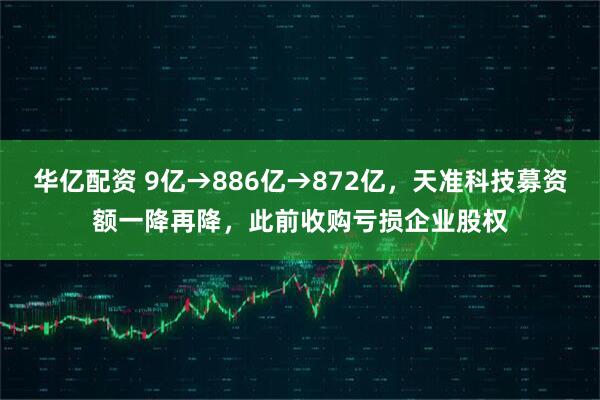 华亿配资 9亿→886亿→872亿，天准科技募资额一降再降，此前收购亏损企业股权